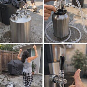 DRKSBesto 2.5 Gallon / 10 L Kegerator Cleaning Kit